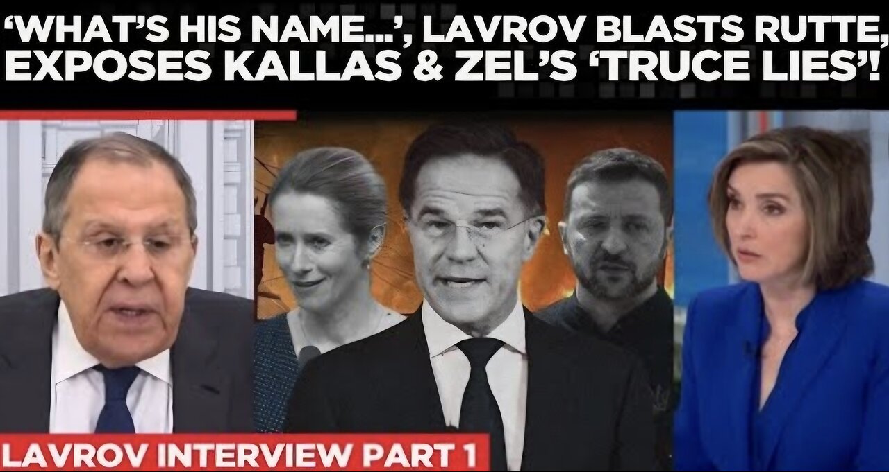 Sergey Lavrov Interview Part 1/4: Russia Praises Trump s Peace Plan, Says NATO & EU Against it!