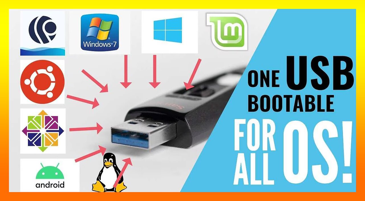 ONE USB BOOTABLE FOR ALL OS!