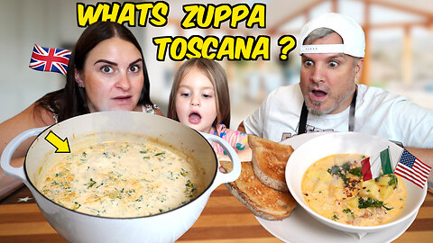Brits Discover Zuppa Toscana Soup for the First Time!