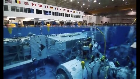 EXPOSING NASA FAKE INTERNATIONAL SPACE STATION🇺🇸🌚🥽🌊🤿⛴️📸 IS IN A GIANT SWIMMINGPOOL🫧🌊🤿💫