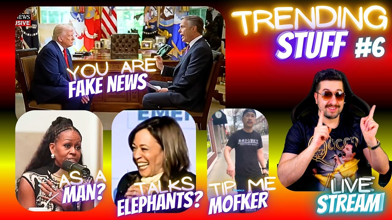 Michelle Obama Clip Viral / Kamala Harris Drunk? / Trump Roast ABC Anchor TS #6