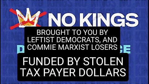 No Kings? More Like No Brains. Leftist Soy Army?