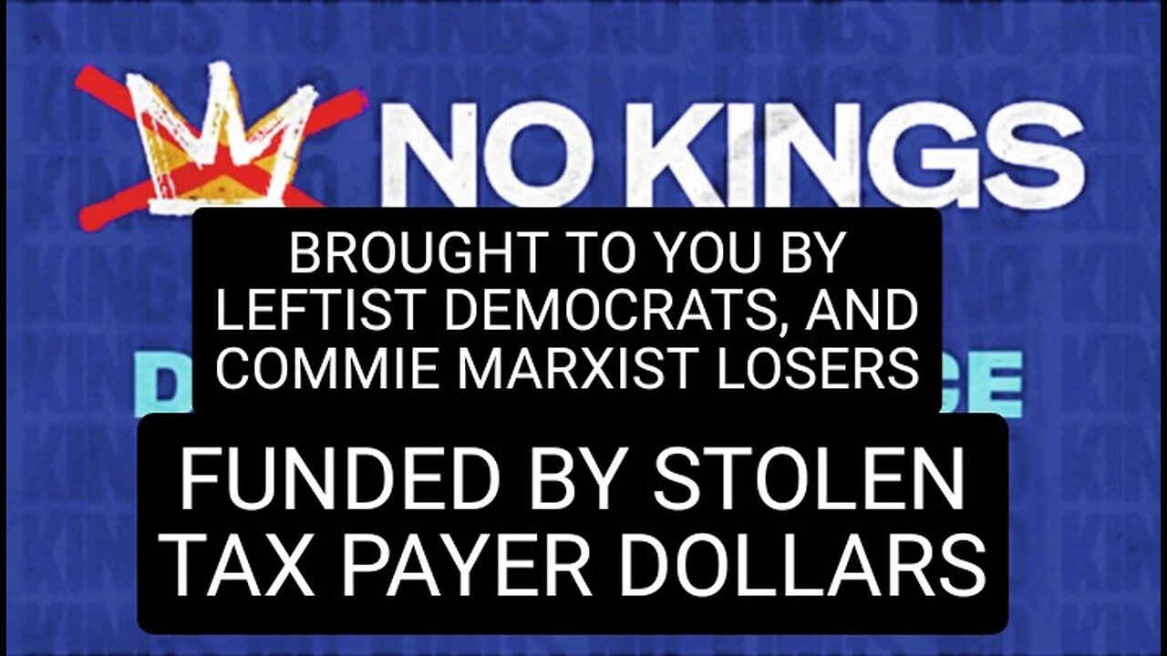 No Kings? More Like No Brains. Leftist Soy Army?