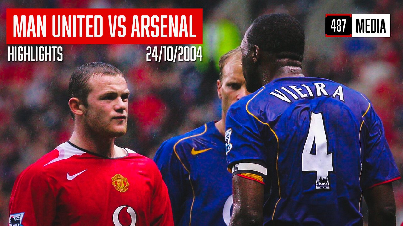 ⚽️ PIZZAGATE!🍕 Man United vs Arsenal [2-0] | FA Barclays Premiership 2004/05 | HIGHLIGHTS