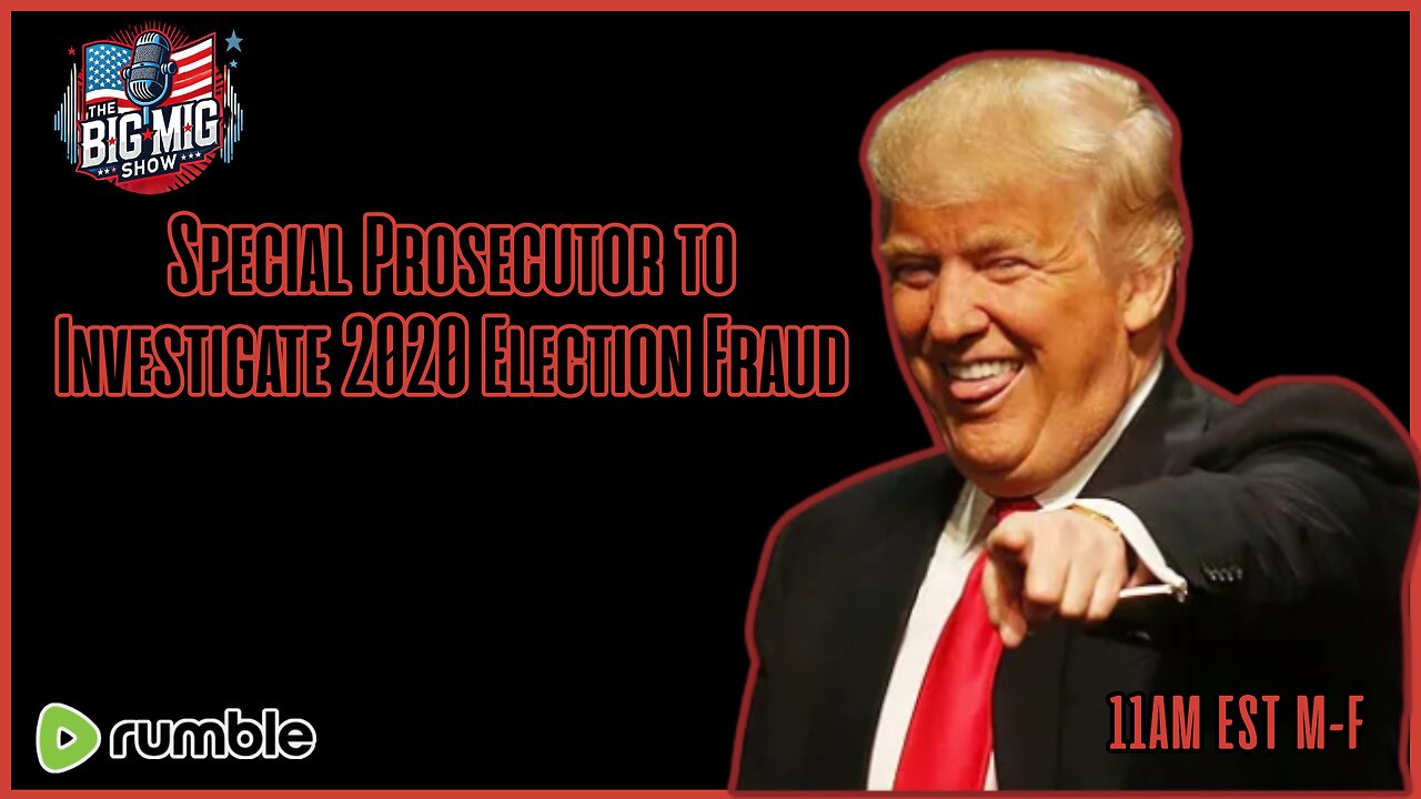 Trump Calls for Special Prosecutor to Investigate 2020 Election Fraud