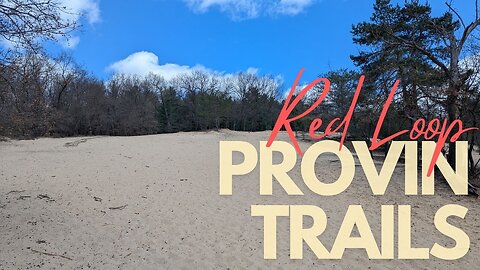 SAND DUNE in the WOODS, Exploring Provin Trails | Full Hike POV | Hiking, Nature ASMR | Kent Co, MI