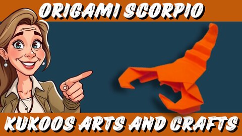 How to Make a Scorpion with Paper | Easy Scorpio Origami Tutorial