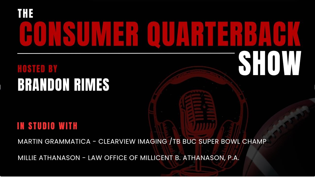 Consumer Quarterback Show: Episode 2110 - Martin Grammatica & Atty. Millie Athanason