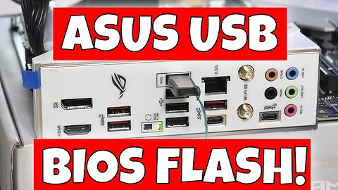 How To Use ASUS USB BIOS Flashback ROG Strix B650-A Gaming WiFi