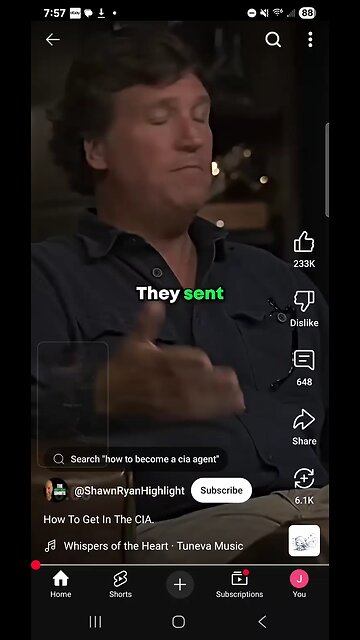 That time Tucker admitted to applying for the CIA