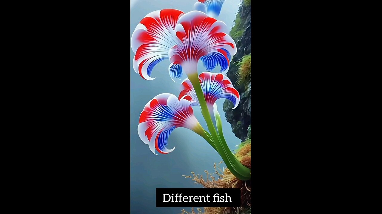 different rose and fishs