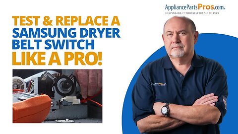 Dryer Won’t Start? Watch This Simple Belt Switch Repair!