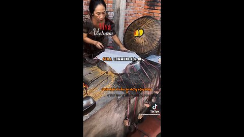Amazing Rice Paper Making Tradition Of Vietnam ! #vietnameseculture #ricepaperrecipe
