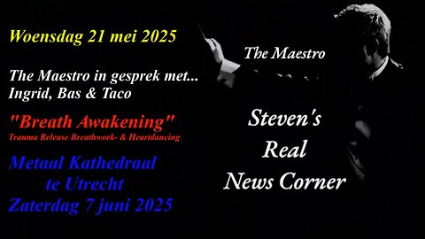 Woensdag 21 mei 2025 - Breath Awakening Event in de Metaal Kathedraal te Utrecht op 7 juni 2025