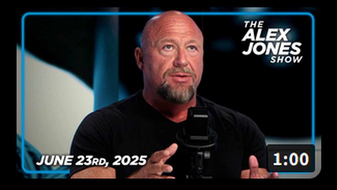 Alex Jones 6-23 FULL HISTORIC BROADCAST: Trump Signals End To Iran Conflict