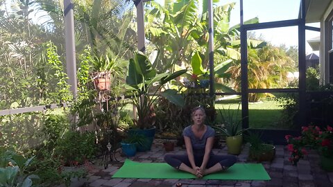 Yoga with Katja in the Lanai - just under 30 minutes