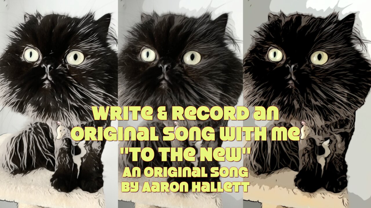 Write & Record an Original Song With Me "To The New" an Original Song by Aaron Hallett