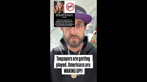 Taxpayers are getting played. Americans are WAKING UP! 💥💯