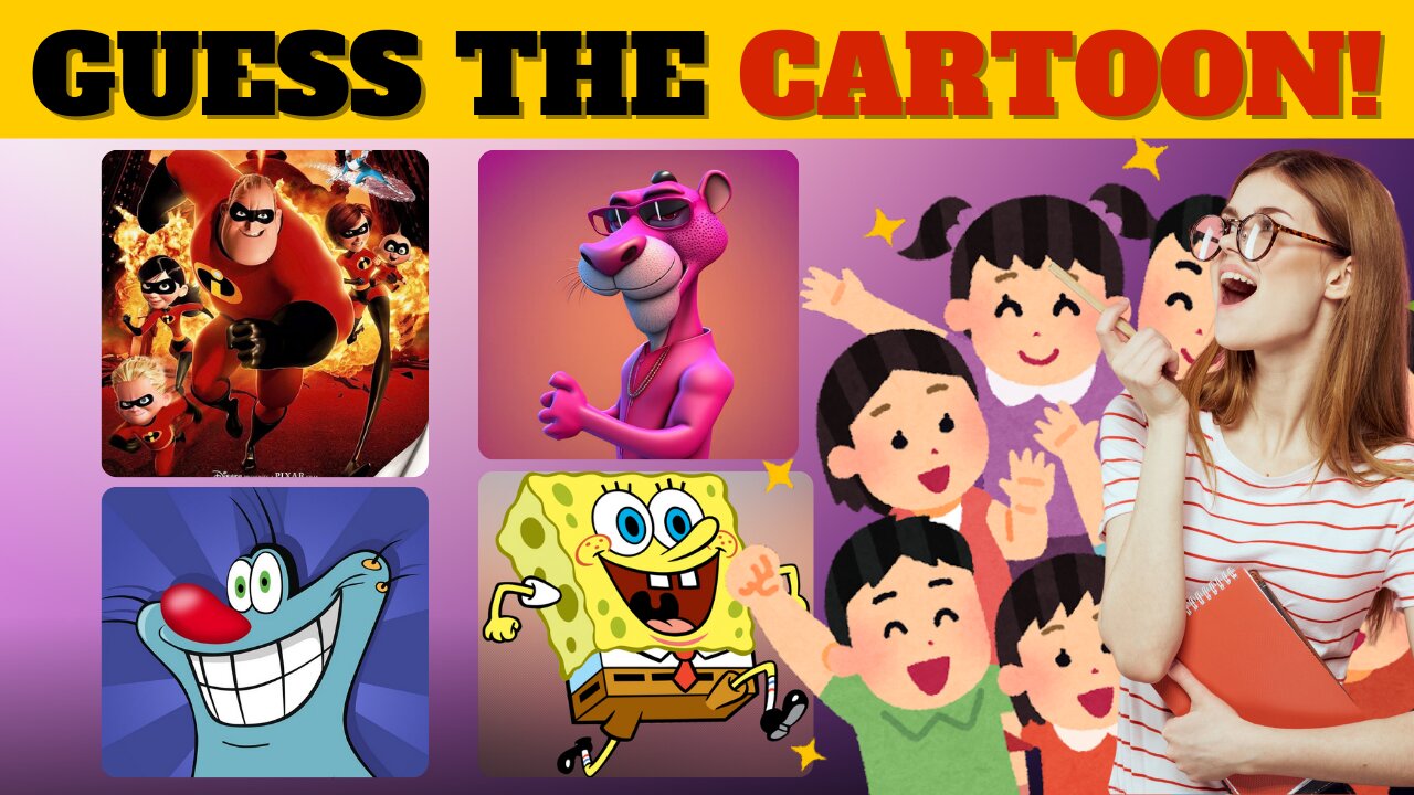 Guess These Famous Cartoons | Iconic Cartoon Quiz 2025 | Challenge for All Ages