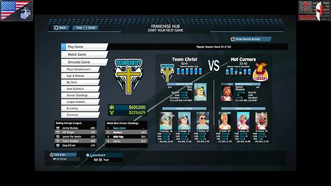 Based Sportsball 2025: Regular Season - Game #63 [Team Christ at Hot Corners]