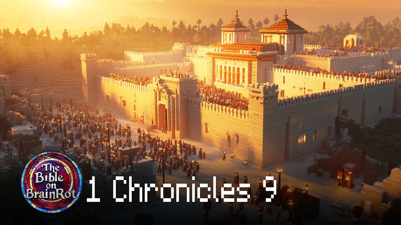 1 Chronicles 9 – The Returned Exiles and Temple Servants | The Bible on BrainRot