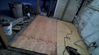 Plywood down