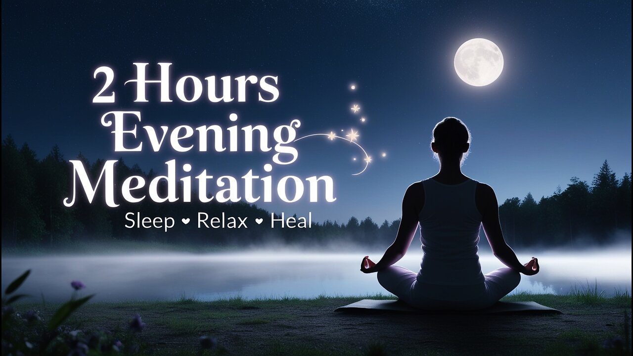 2 Hours Evening Meditation Music 🌌 Relaxing Sleep & Healing Soundscape | Deep Peace & Calm