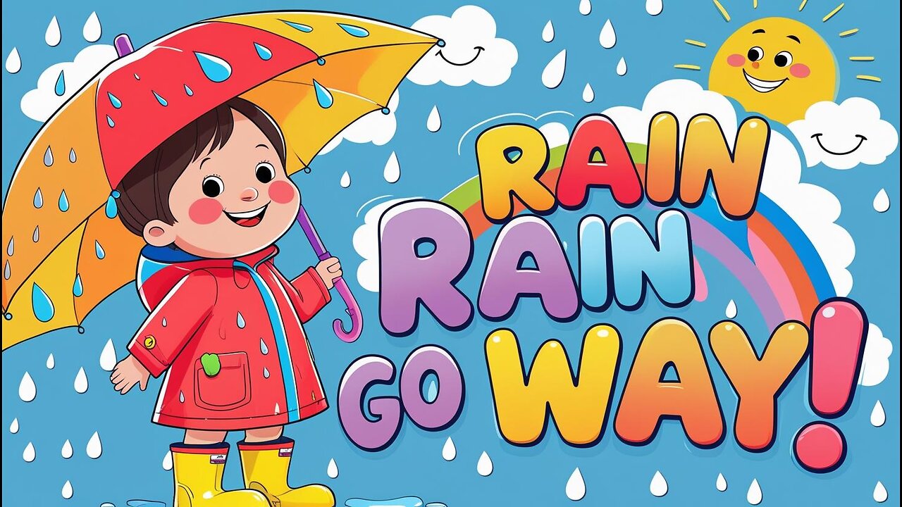 Rain Rai Go Away| Nursery Lullaby