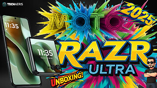 2025 moto razr ultra Unboxing and Overview (T-Mobile)