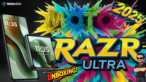 2025 moto razr ultra Unboxing and Overview (T-Mobile)