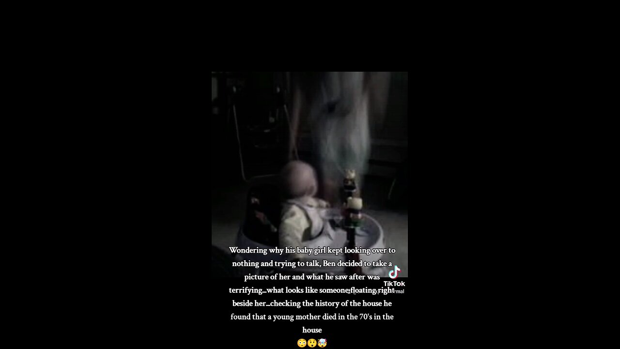 Ghost captured by baby