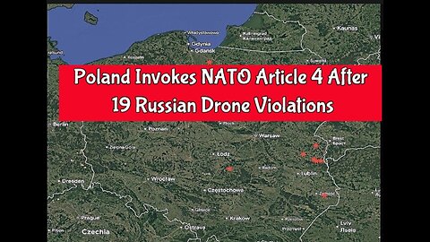 RED ALERT! Poland Invokes NATO Article 4 After 19 Russian Drone Violations