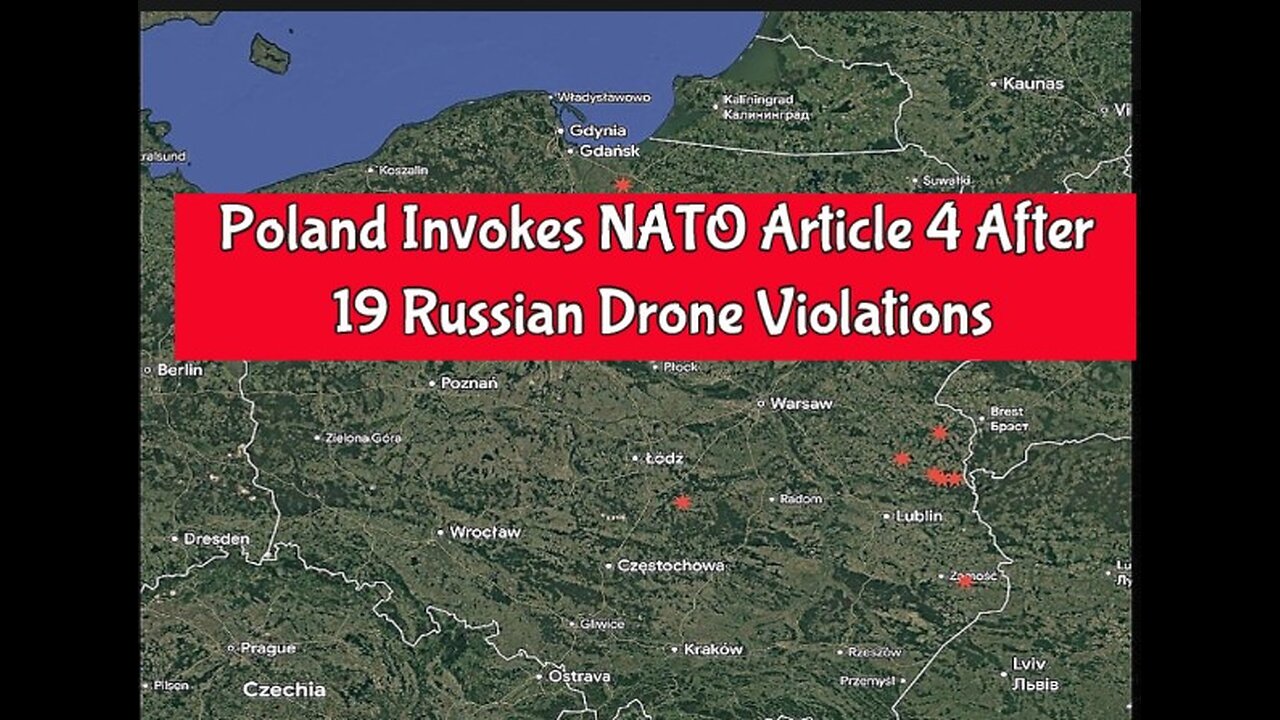 RED ALERT! Poland Invokes NATO Article 4 After 19 Russian Drone Violations