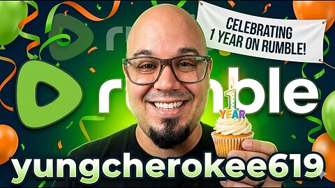 Celebrating My One Year On Rumble!/ Rumble Premium Creator