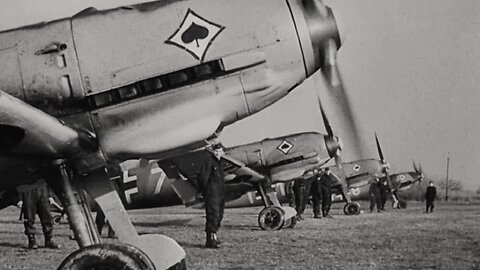 Staged interception by JG 53 Bf 109 Es of a French Bloch MB.200 near Saarbrücken in 1939