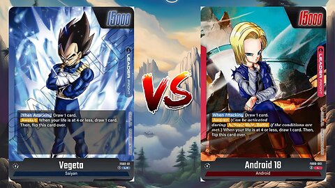 Dragonball Fusion World Online Vegeta VS Android 18!!