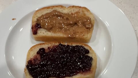 Homemade bread and jams for Peanut Butter and Jelly Sandwiches