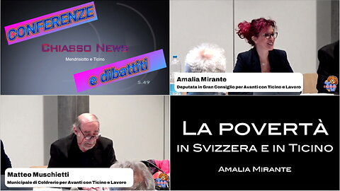 Amalia Mirante - La povertà in Svizzera e in Ticino