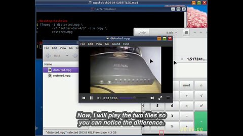 Chapter 5 of book ‘Quick Start Guide to FFmpeg’ — Fixing aspect ratio of distorted videos