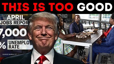 Watch CNN SHOCKED to Learn Black Voters LOVE President Trump as Job Numbers JUMP! - 5/2/25