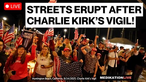 Streets Erupt After Charlie Kirk Vigil – “We Are Charlie Kirk!”