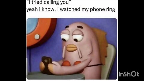 yeah i know, i watched my phone ring