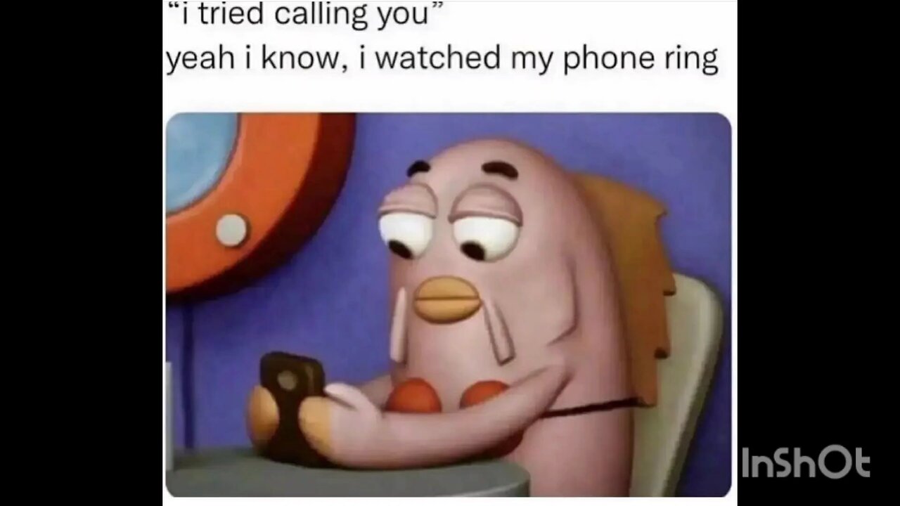yeah i know, i watched my phone ring
