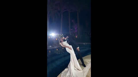 This groom is catching serious heat online after deliberately dropping his bride into a pool