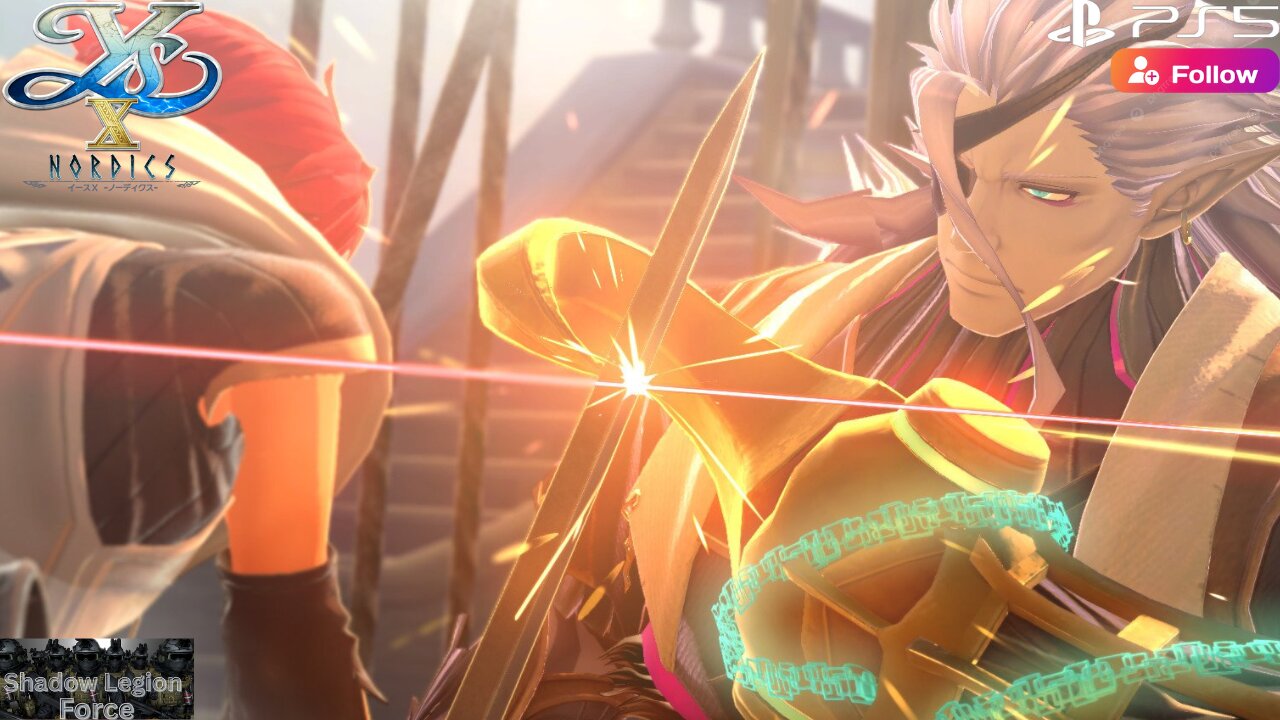 Shadow Plays:Ys X: Nordics: Playthrough Gameplay Pt 4: Curse of The Crushing Tyrant Sea