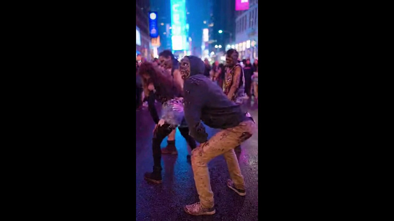 Zombie twerking dance challenge