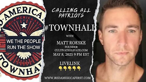 #TOWNHALL Say NO to lab grown meat & honey! Matt Roeske & IntelRound Livelink: RedAmericaFirst.com
