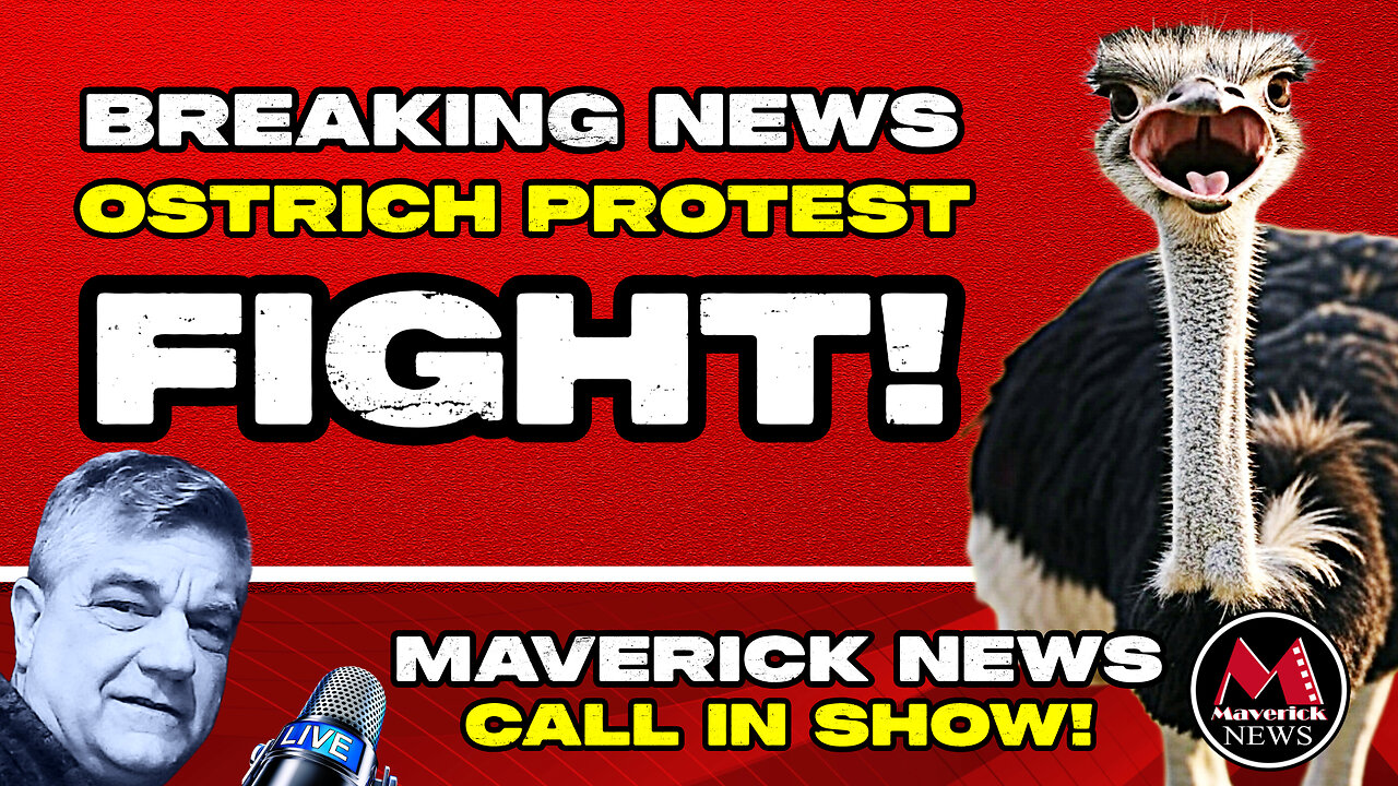 "Chaos at B.C. Ostrich Farm: Protesters Clash Over Shocking Farm Secrets!"