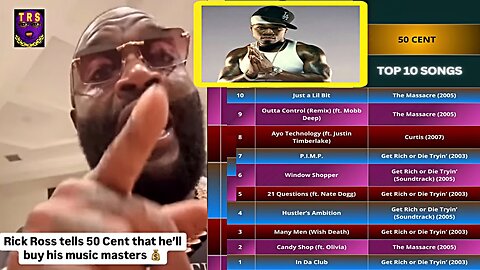 "Rick Ross CLAPS BACK at 50 Cent: ‘I’ll Buy Your Masters!’ 😡🔥"