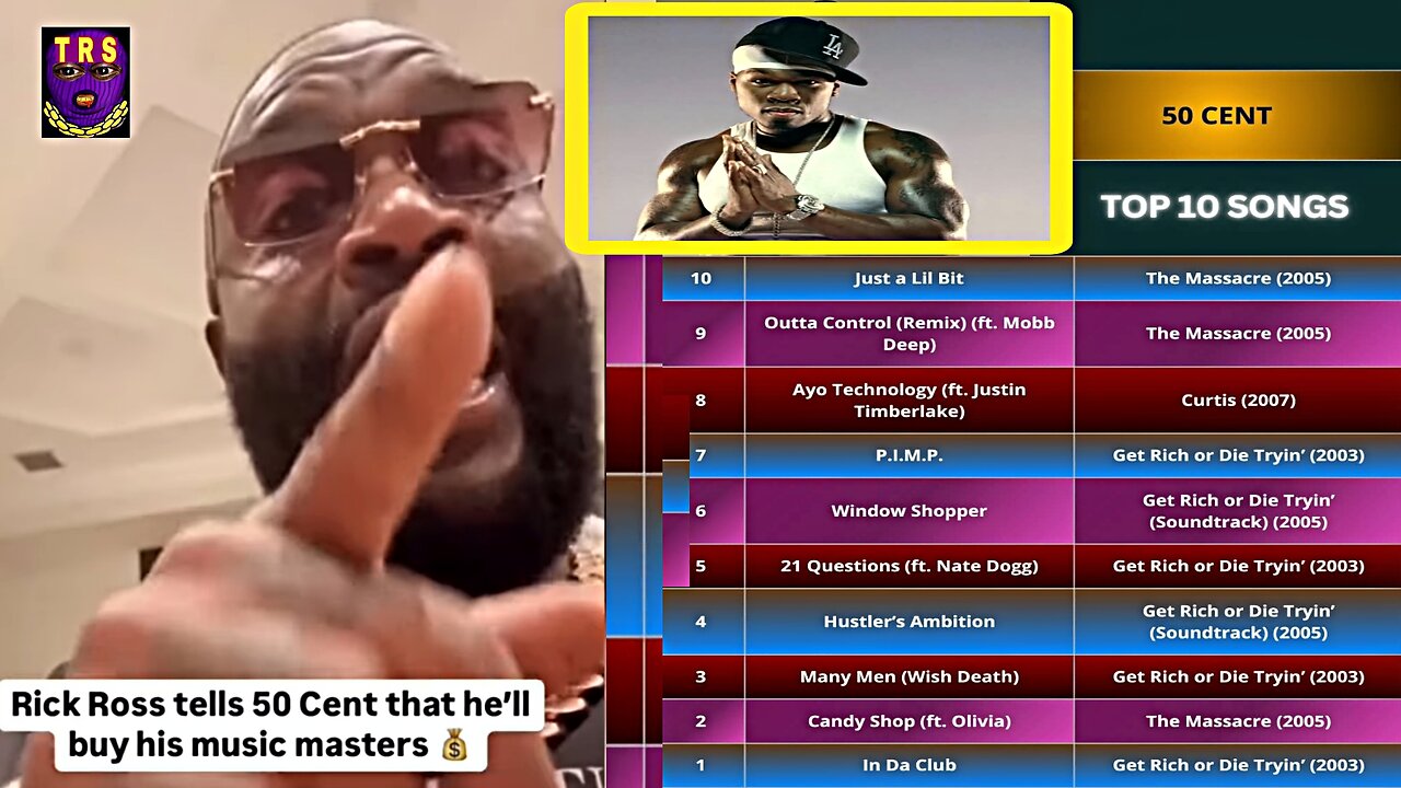 "Rick Ross CLAPS BACK at 50 Cent: ‘I’ll Buy Your Masters!’ 😡🔥"